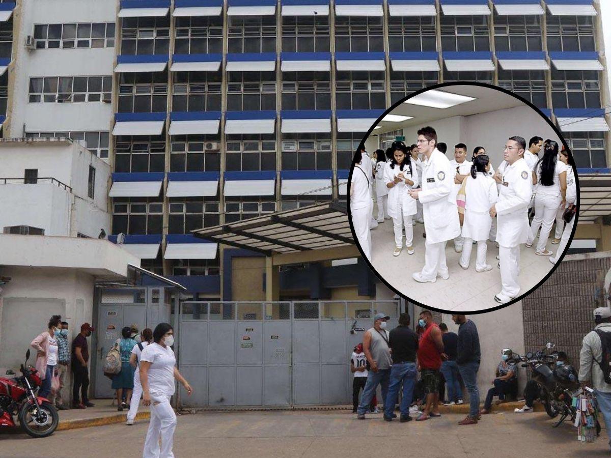 La UNAH evalúa retirar a sus estudiantes del Hospital Escuela