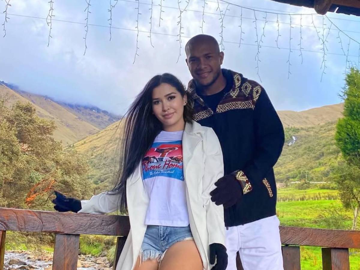 La reacción de la novia de Juan Anangonó tras polémica en Honduras