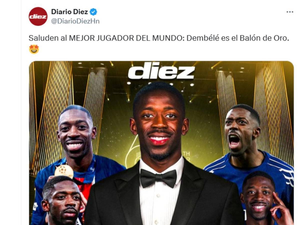 Robo: indignación tras el Balón de Oro ganado por Dembélé a Lamine Yamal
