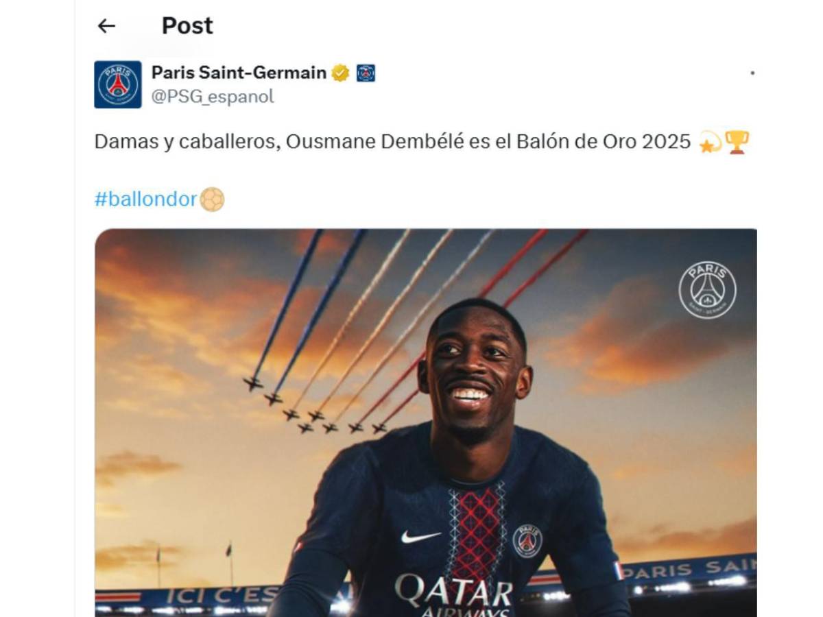 Robo: indignación tras el Balón de Oro ganado por Dembélé a Lamine Yamal
