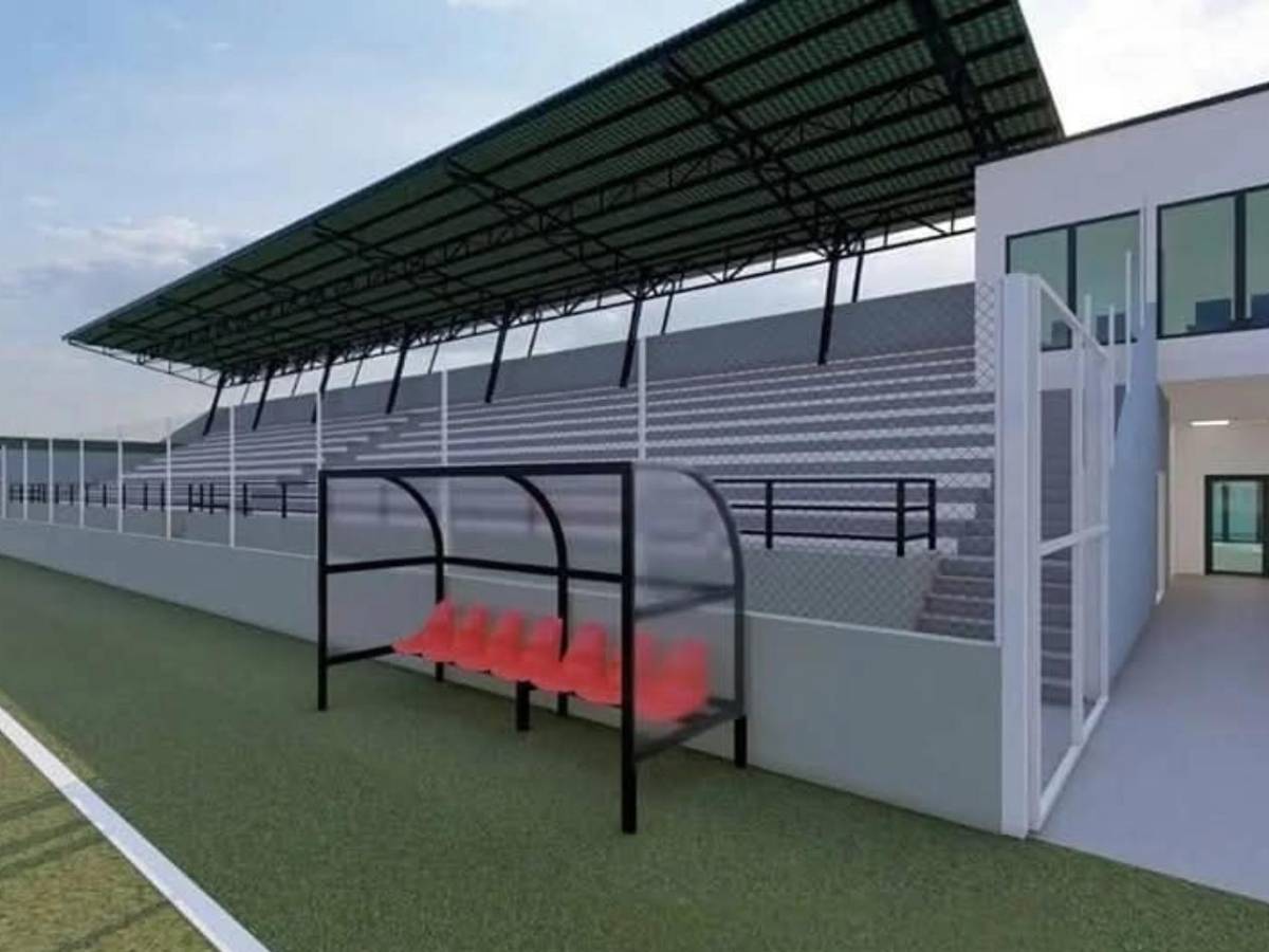 Techado y con butacas: inicia construcción de moderno estadio en Honduras