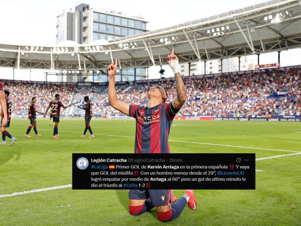 Así reaccionó la prensa al golazo de Kervin Arriaga:  El mejor del Levante