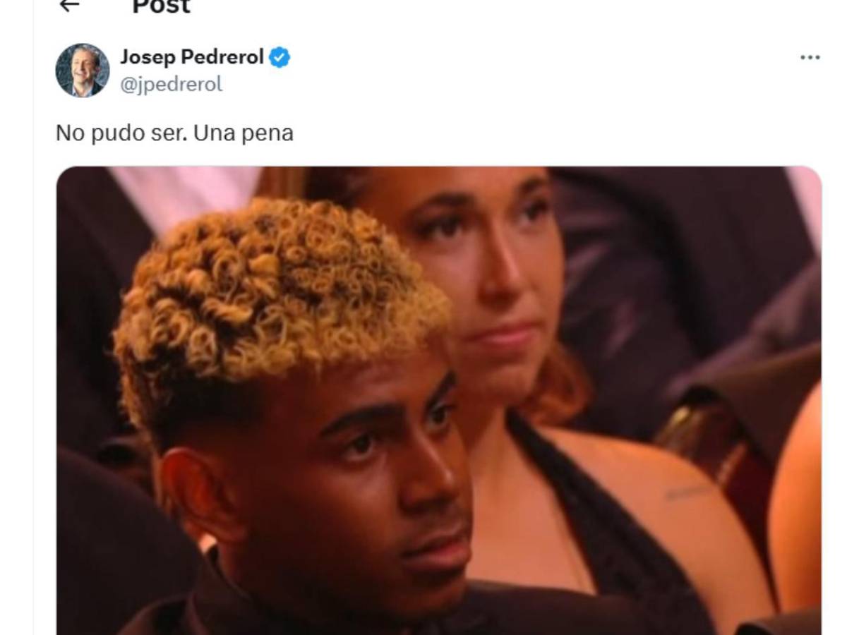 Robo: indignación tras el Balón de Oro ganado por Dembélé a Lamine Yamal