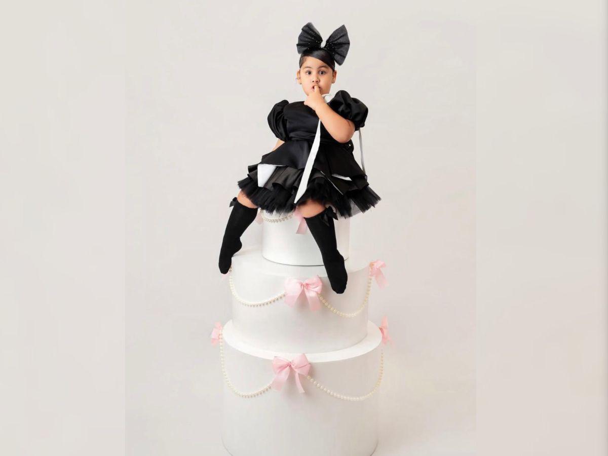 Hija de Yailin y Anuel derrite las redes con tiernas fotos por sus tres años