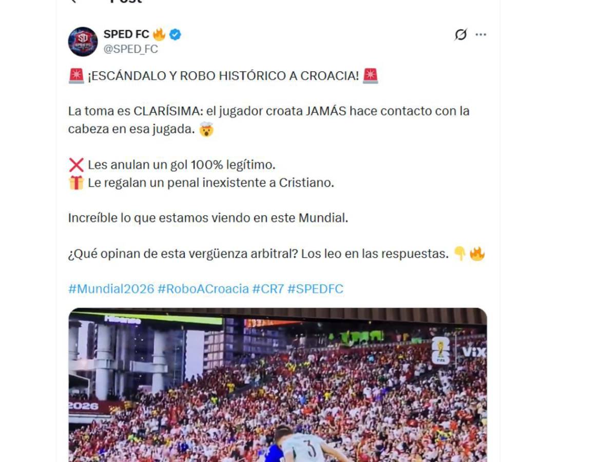 Indignación tras polémica en el Portugal - Croacia: Un robo nunca antes visto