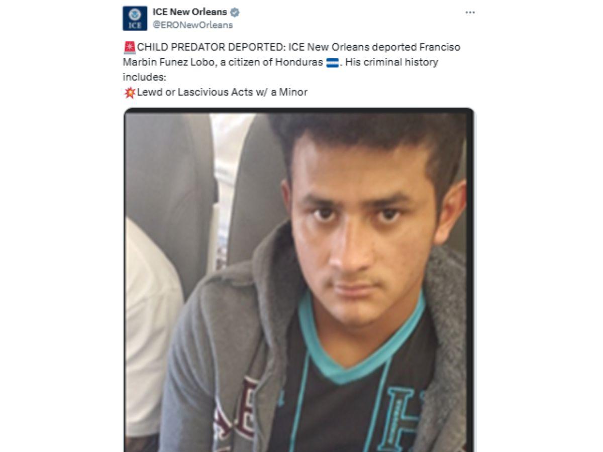 Tres hondureños entre los criminales arrestados y buscados por la justicia de EE UU