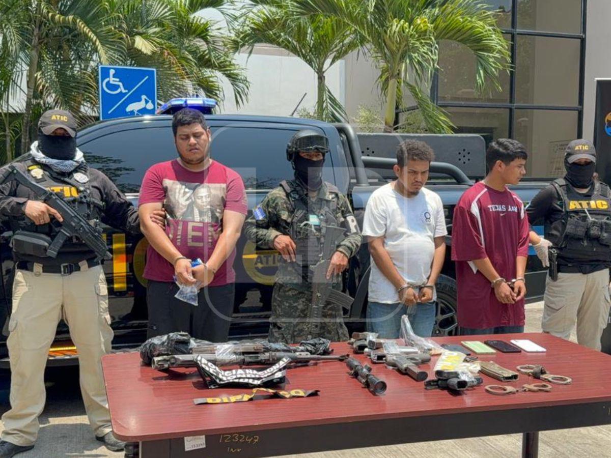 Capturan a tres presuntos miembros de la MS-13 tras allanamientos en SPS