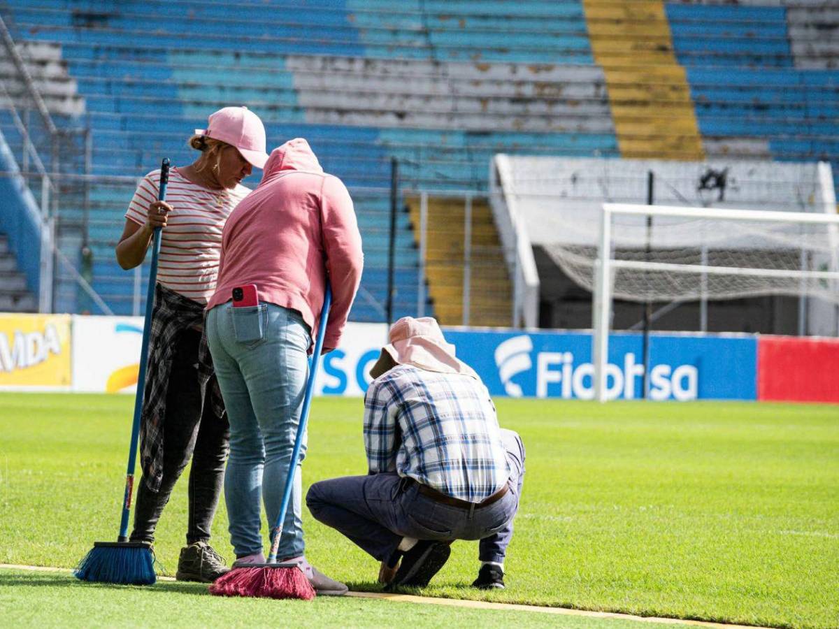 Así luce el Estadio Nacional horas antes del Honduras-Haití por eliminatorias