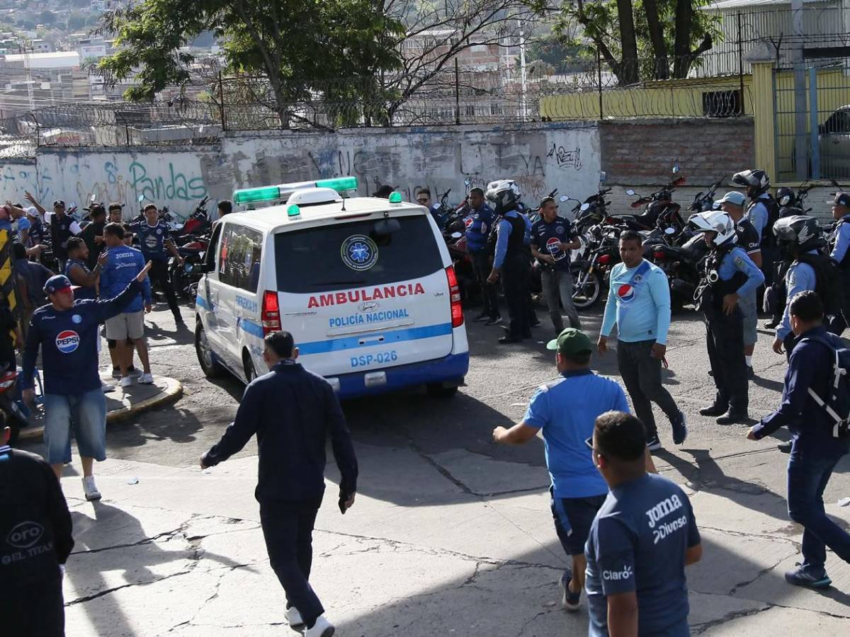 Héroe de Olimpia, llanto del villano de Motagua, disturbios, heridos y bellezas