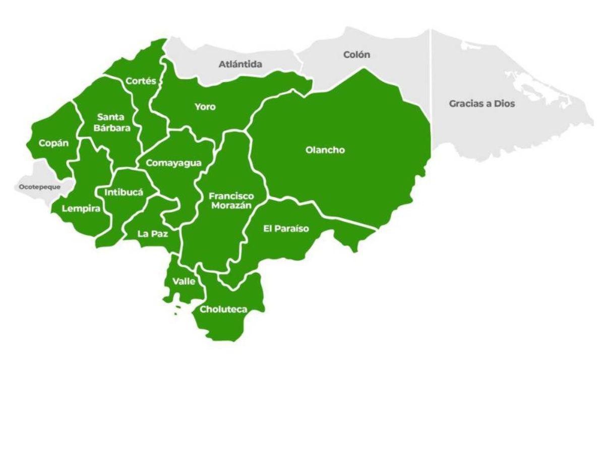 Alerta verde en 13 departamentos por paso de onda tropical