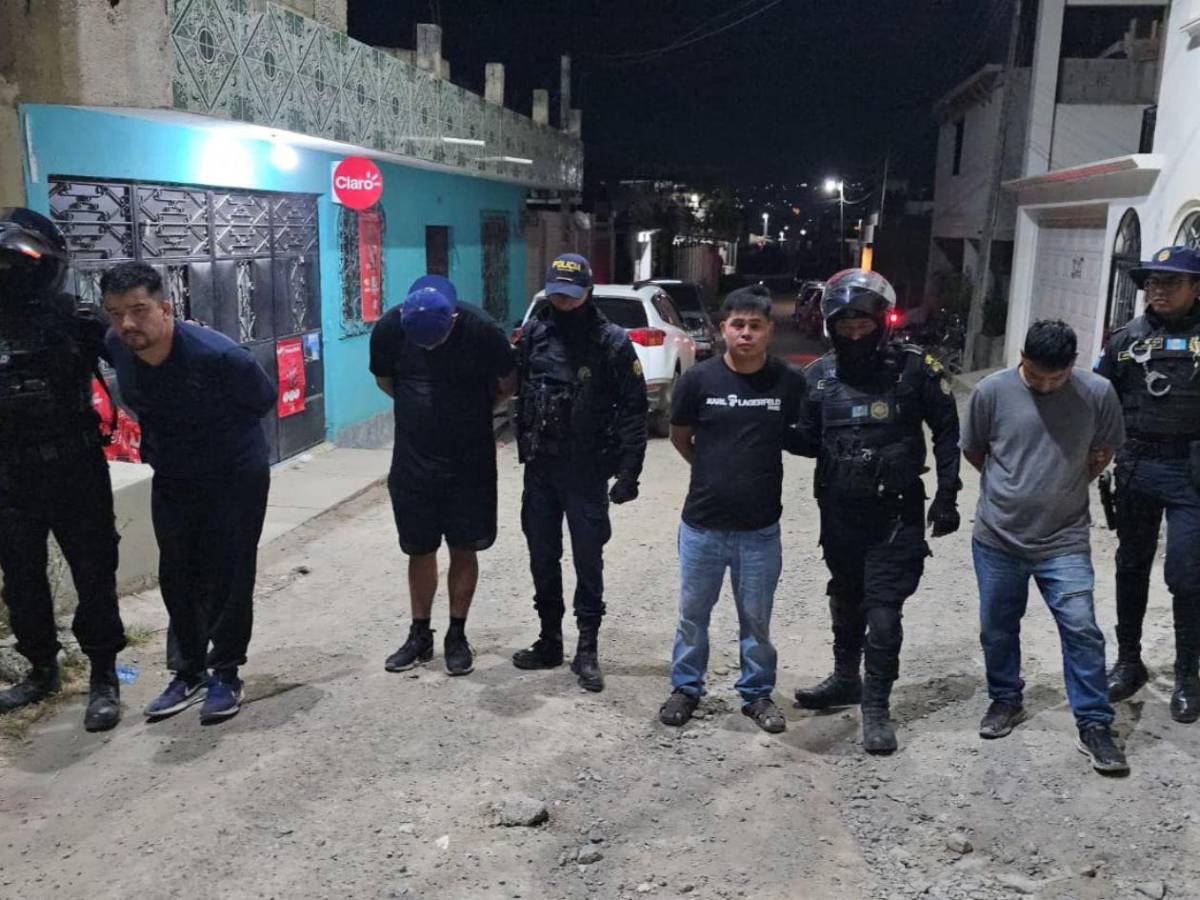 Capturan a hondureña con fuerte armamento en Guatemala; su hermana fue acribillada ayer