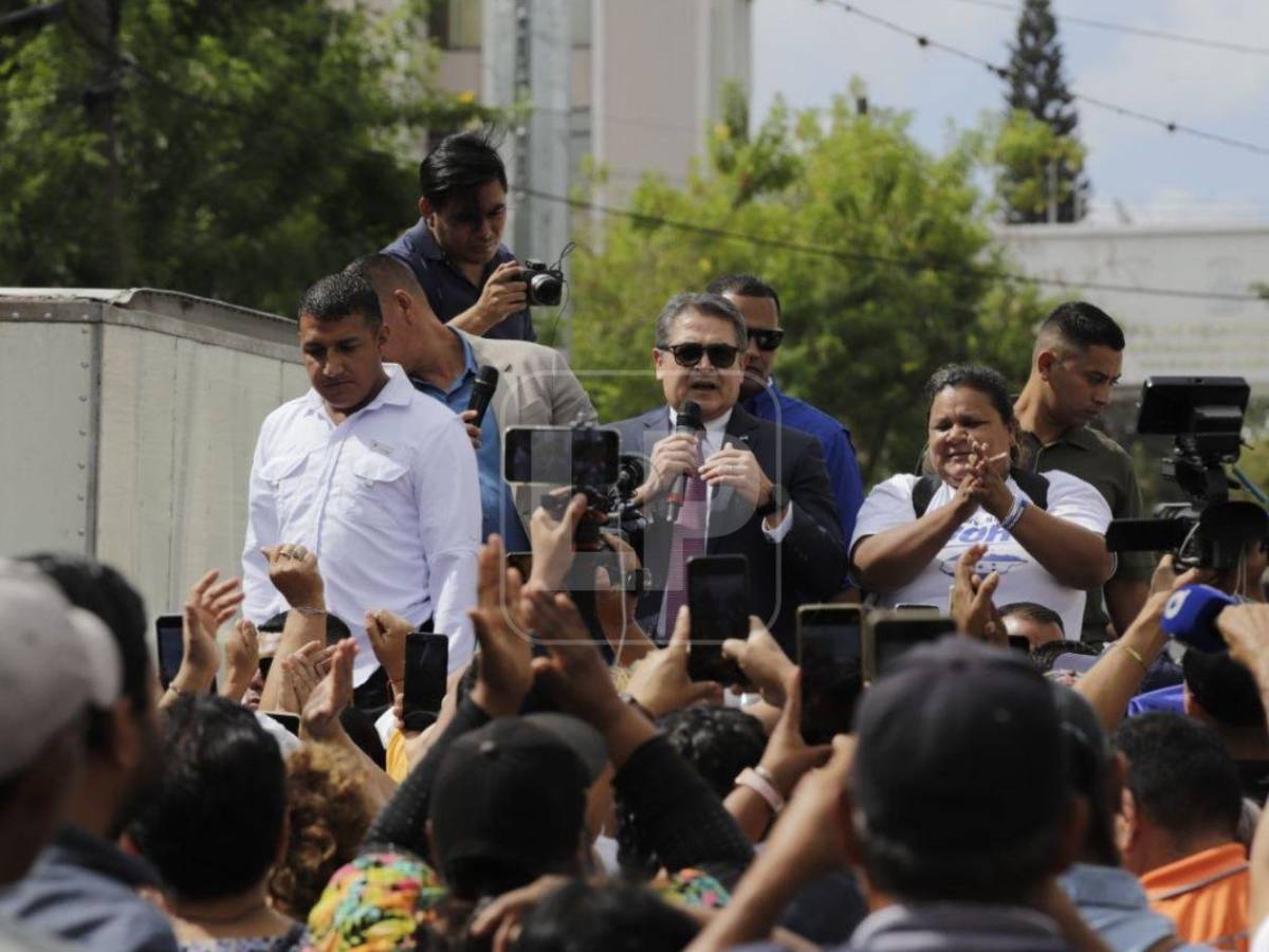 Tienen 10 años de estar con eso: JOH antes de ingresar a audiencia inicial