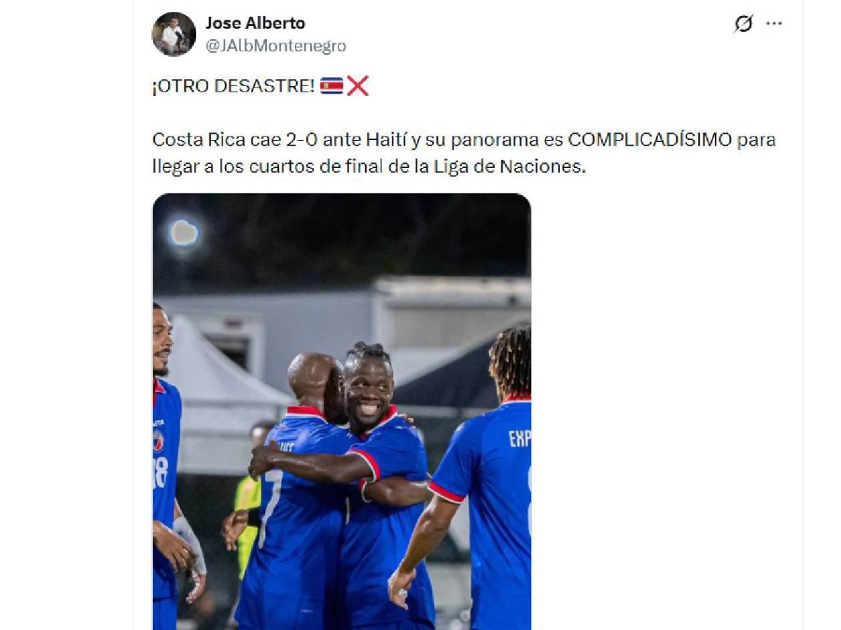 Costa Rica vuelve a quedar en ridículo y apunta al descenso: señalan a Honduras