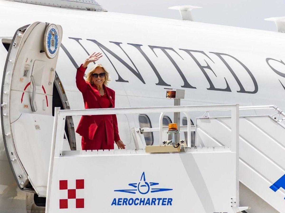 Jill Biden llega a México para la investidura de Claudia Sheinbaum