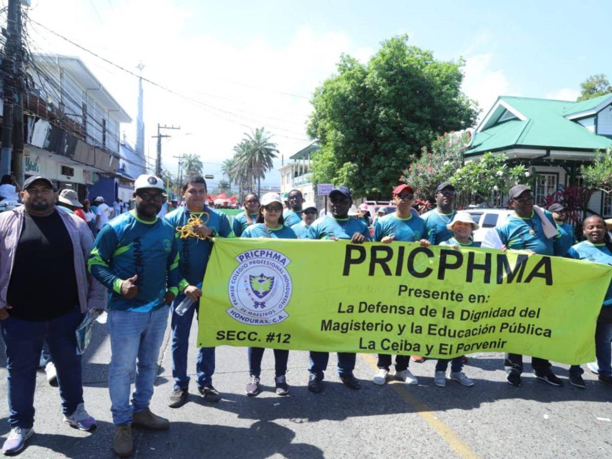 La Ceiba marcha en paz: la voz de los trabajadores que sostienen la ciudad