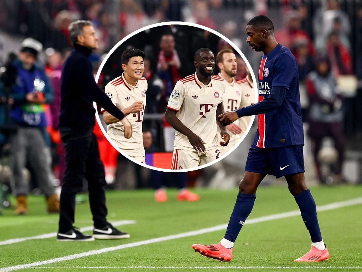 Bayern Múnich hunde al PSG en la Champions League: Luis Enrique al borde de la eliminación