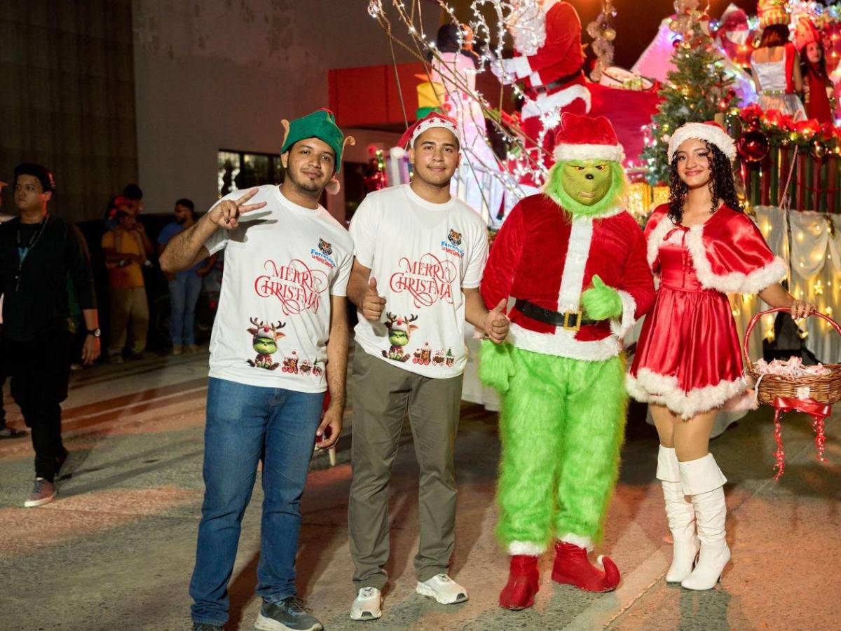 Así se celebra la Navidad Dorada 2025 en Puerto Cortés