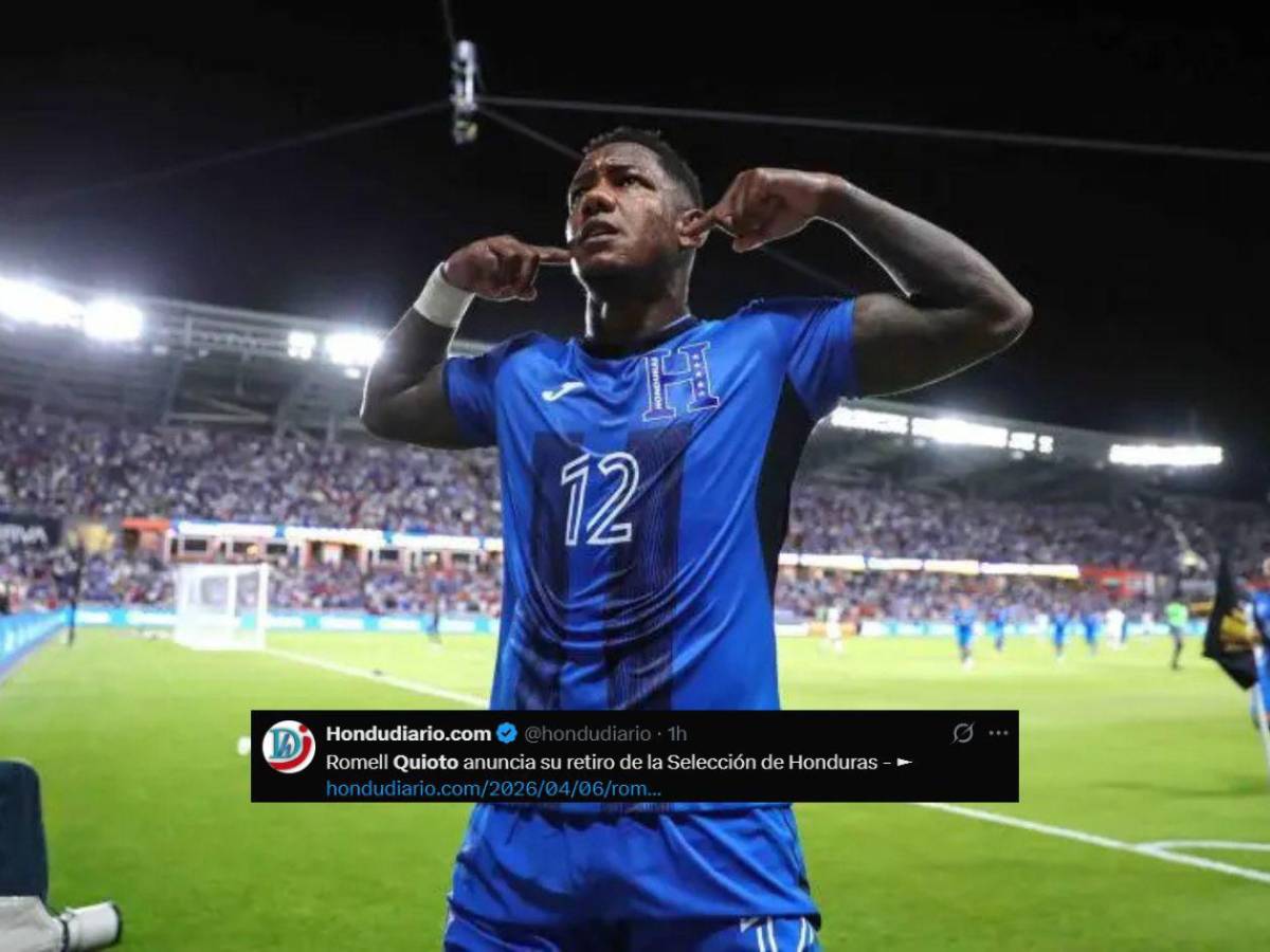 Así reaccionó la prensa al retiro de Romell Quioto de la Selección de Honduras
