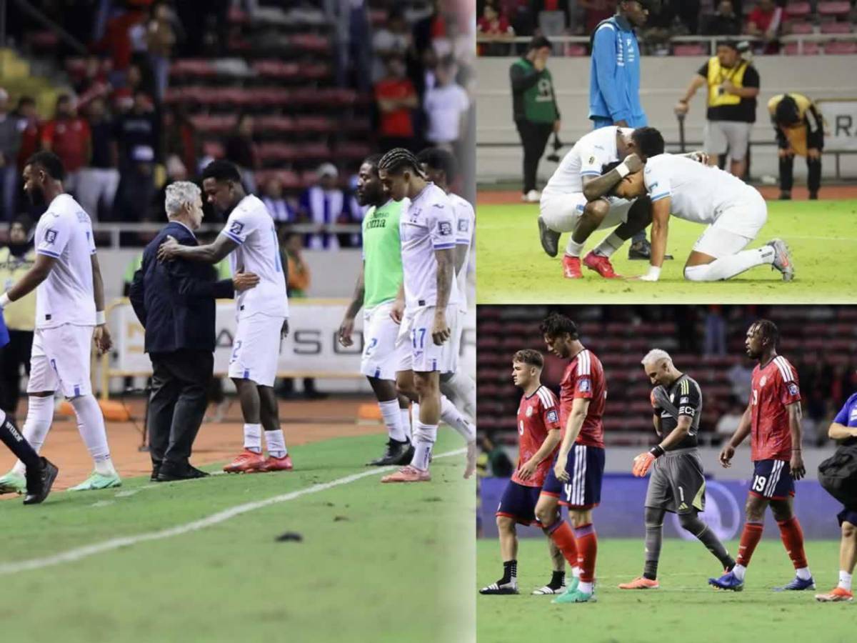 Honduras, afuera del Mundial: decepción, llanto de Rueda y bronca en Costa Rica