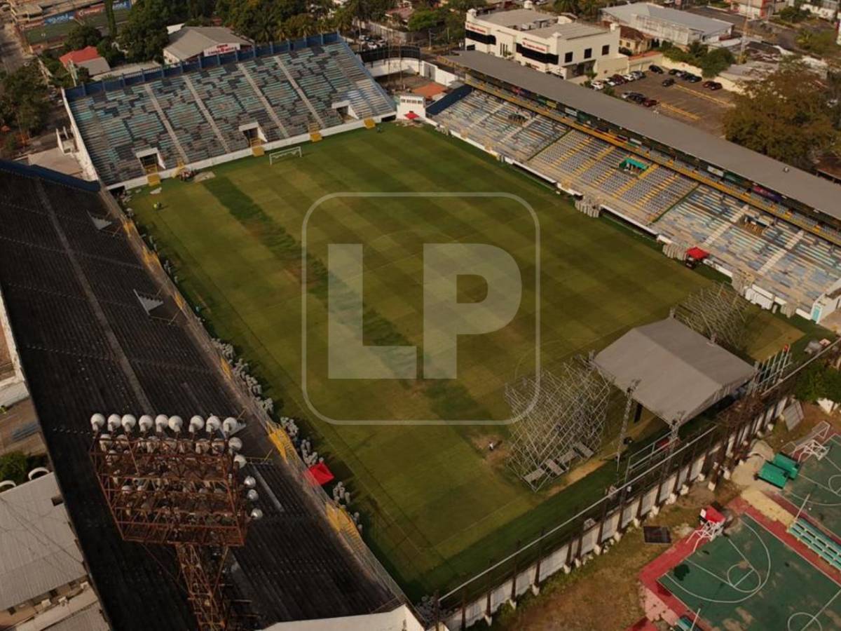 Increíble: Así quedó la cancha del Estadio Morazán tras concierto en SPS