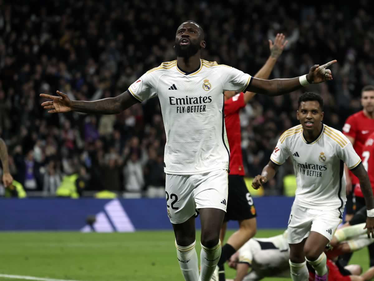 Real Madrid gana con agonía al Mallorca y es campeón de invierno de España