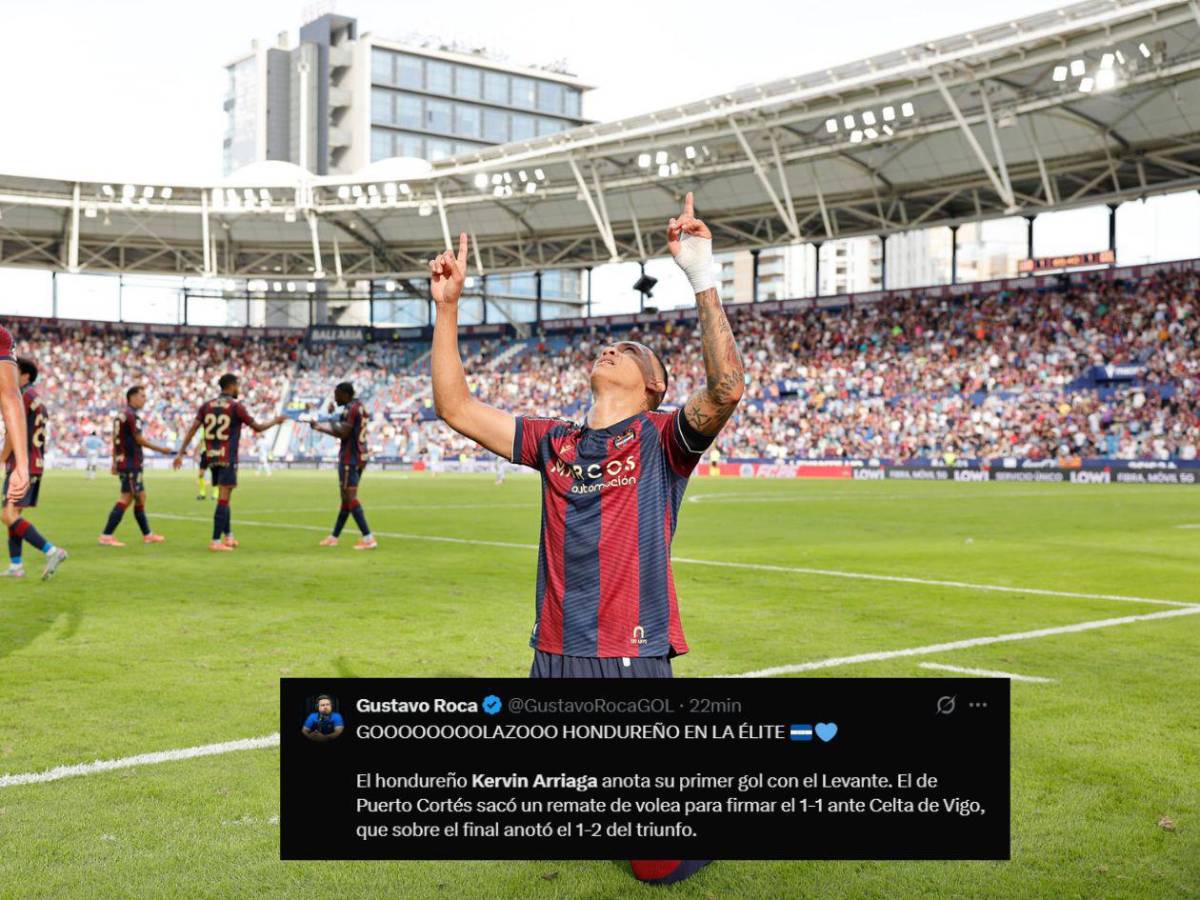 Así reaccionó la prensa al golazo de Kervin Arriaga:  El mejor del Levante