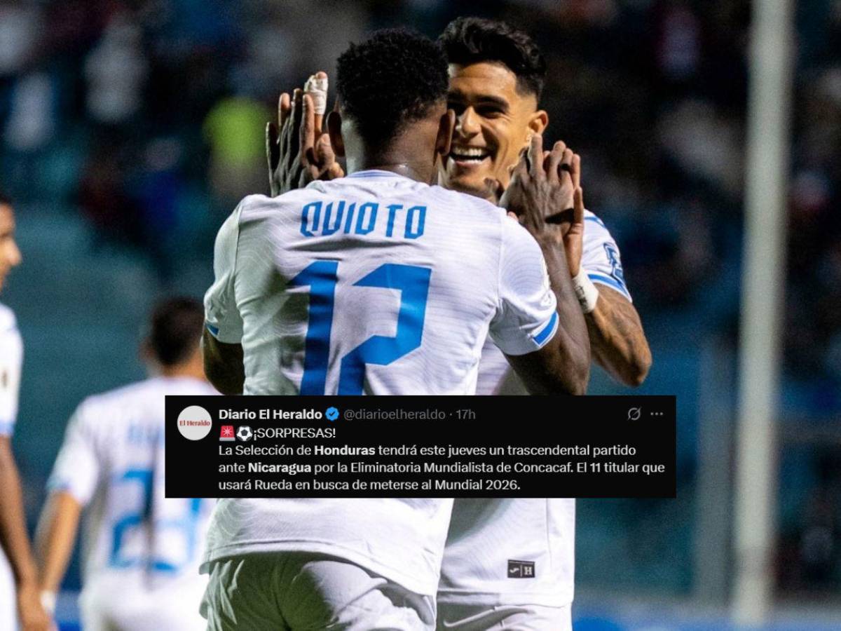 Así reacciona la prensa antes del duelo Nicaragua–Honduras por eliminatorias