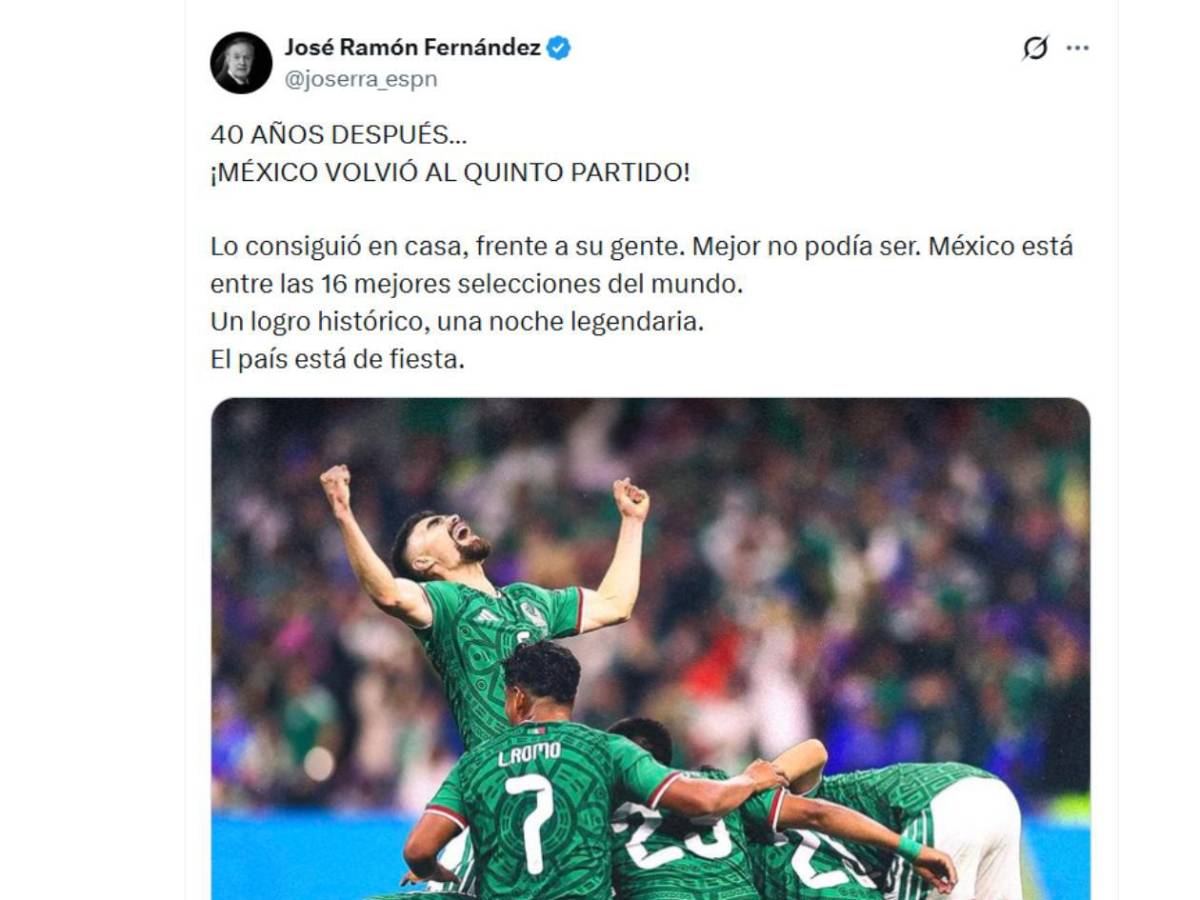 México sueña con la Copa del Mundo, queja de Faitelson y recuerdan a Honduras