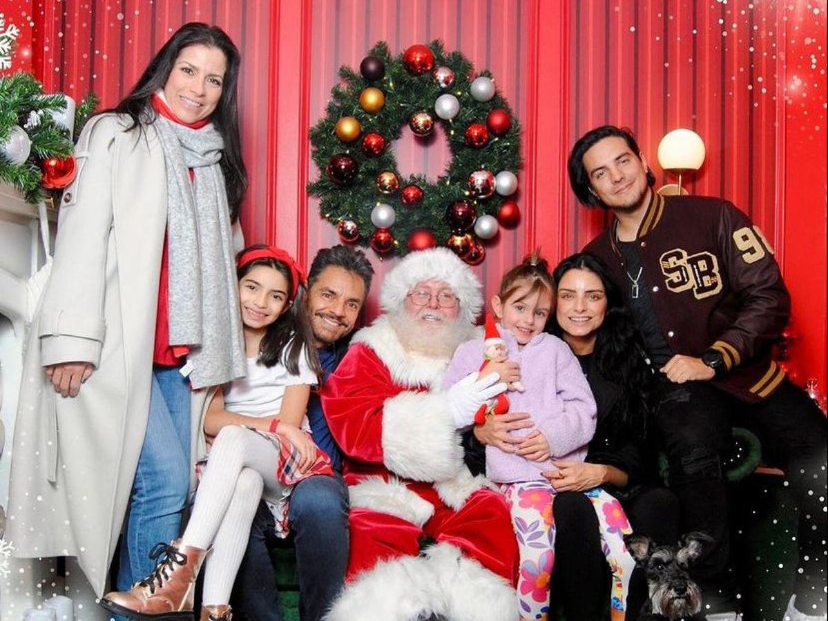 Critican a Eugenio Derbez por excluir a José Eduardo de fotografía familiar