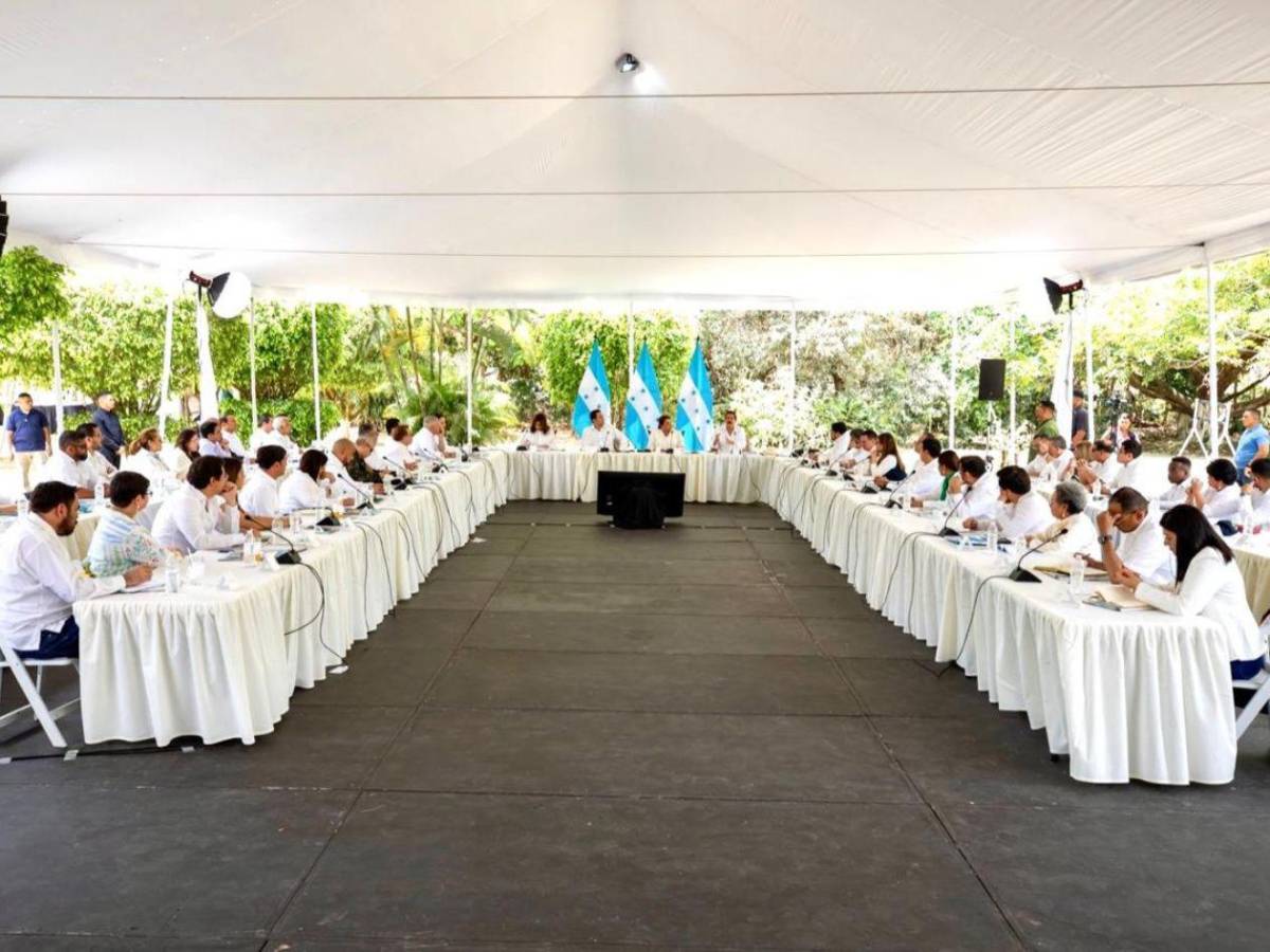 Así fue el Consejo de Ministros en la propiedad de los Zelaya Castro en Olancho