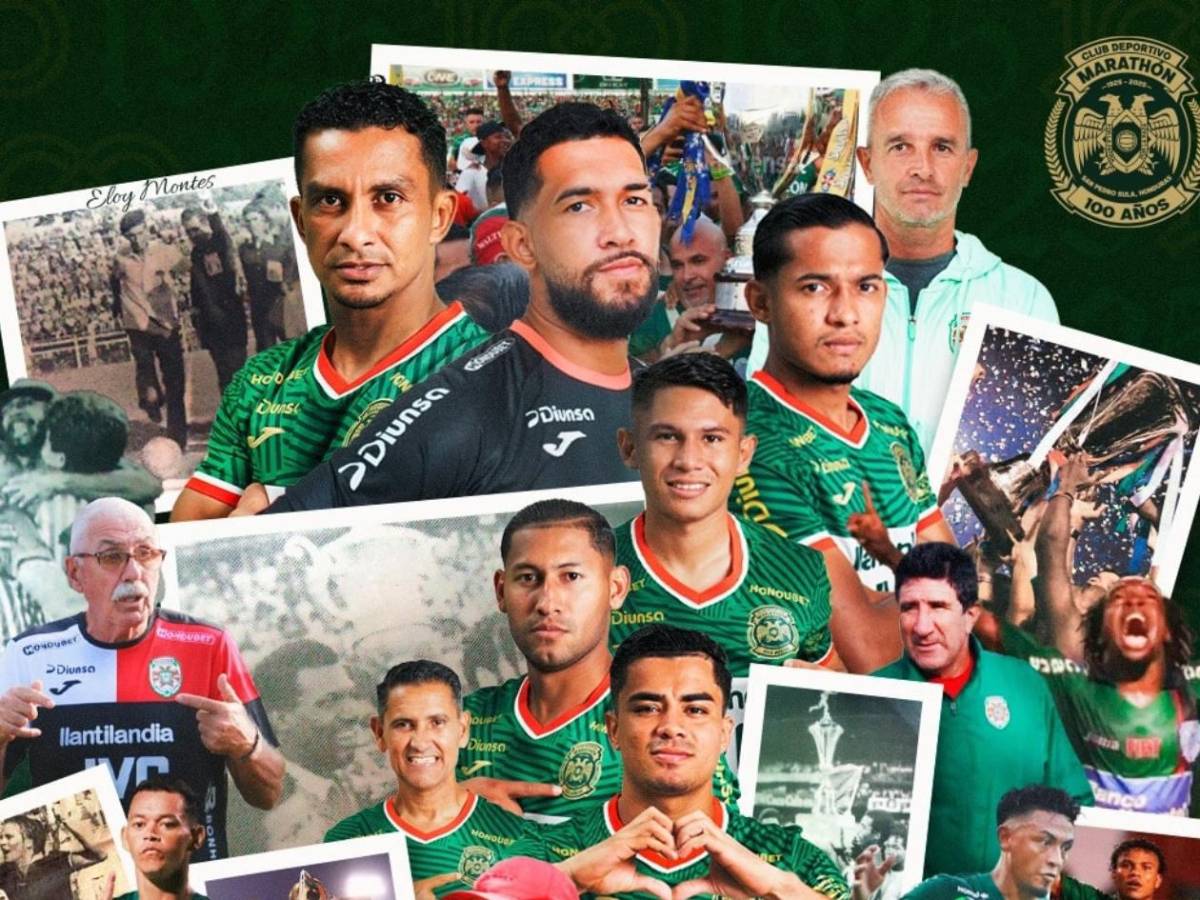 Real Madrid sorprendió al Marathón por sus históricos 100 años