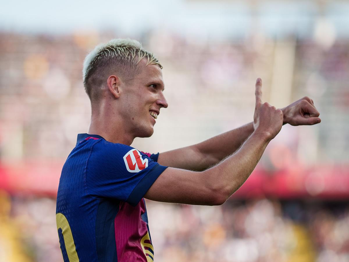 ¡A lo Messi! La curiosa estadística que Dani Olmo emuló del argentino en el Barça