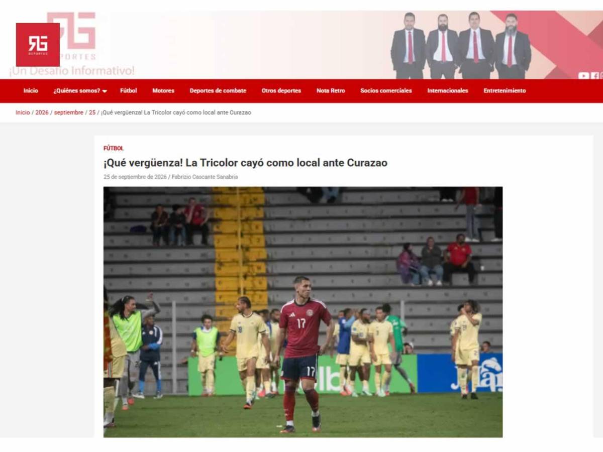 Duros ataques a Costa Rica y piden la cabeza del culpable ante Curazao: 'Chepe Bomba' dispara