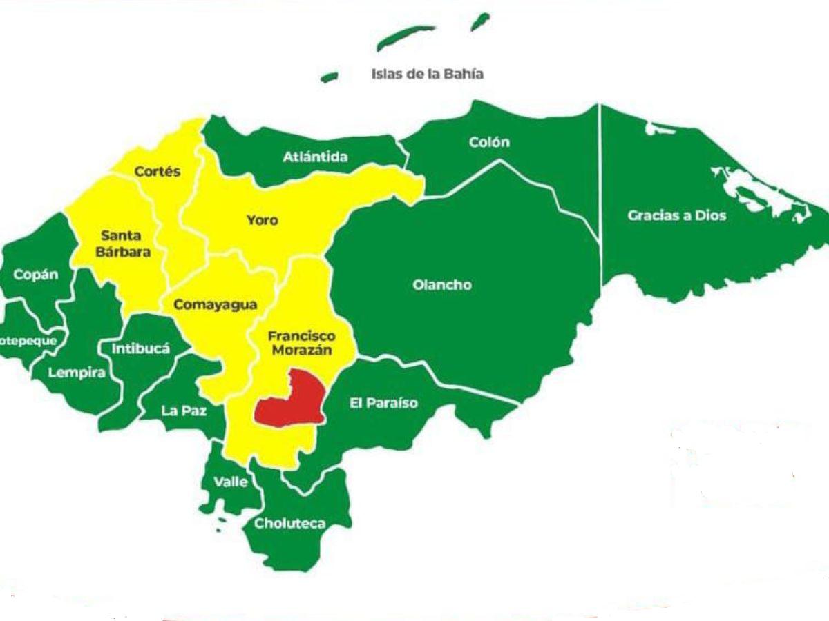 En alerta amarilla cinco departamentos de Honduras por alta contaminación del aire