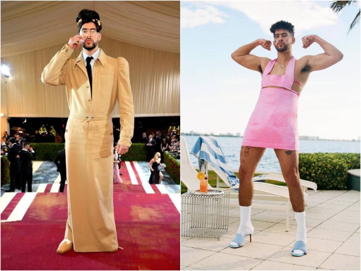 De lo urbano al lujo: así cambió el estilo de Bad Bunny