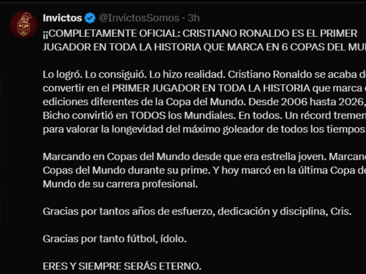 Se rinden a Cristiano, Edu Aguirre sorprende y encienden el debate: Es el mejor