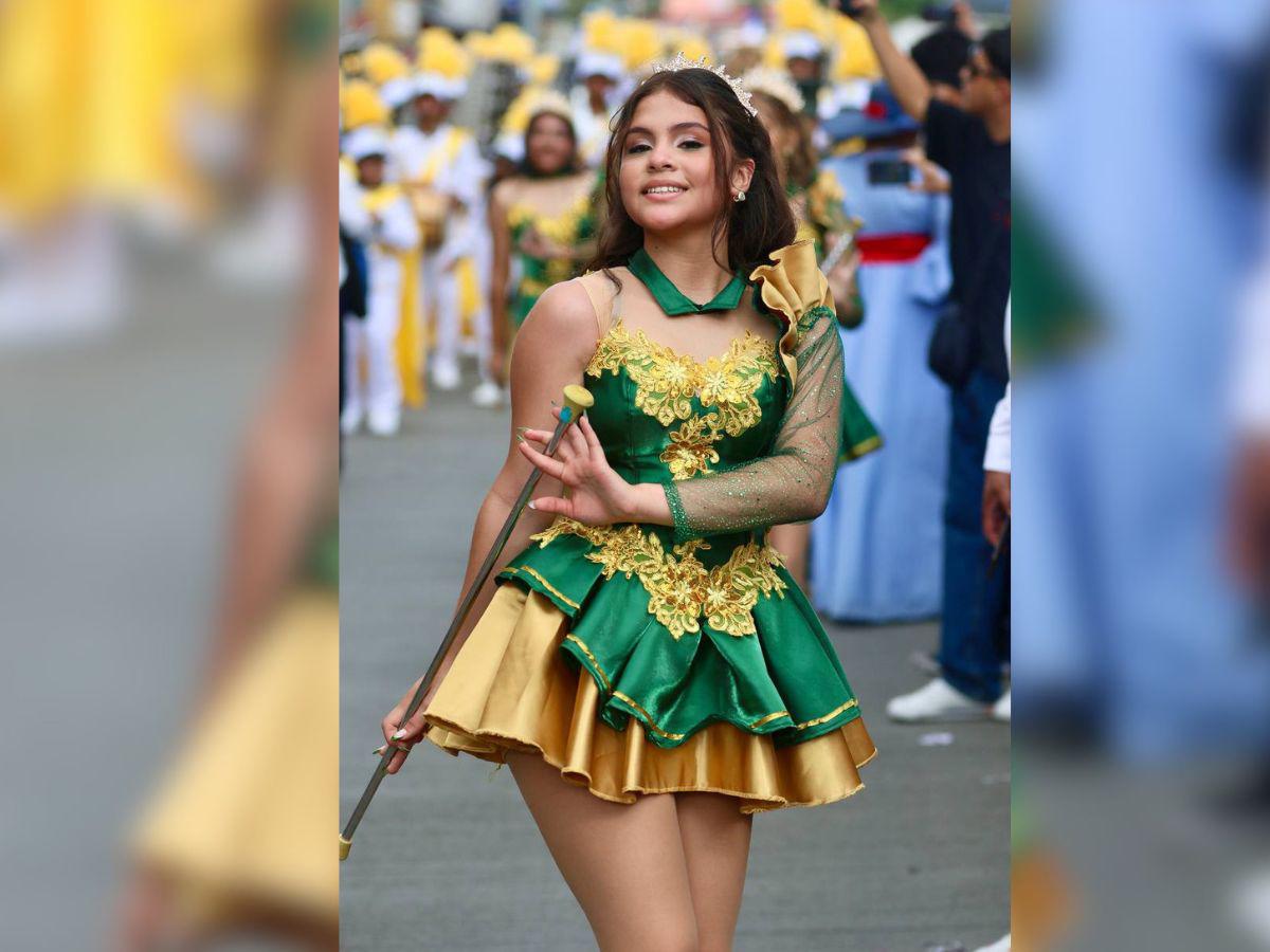 Tifany Alfaro, la bella palillona del Instituto Técnico Nueva Suyapa