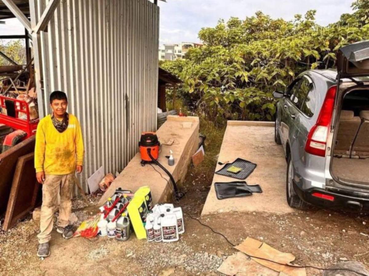 Joven copaneco devuelve L20,000 que recibió de Isis Cuéllar para carwash