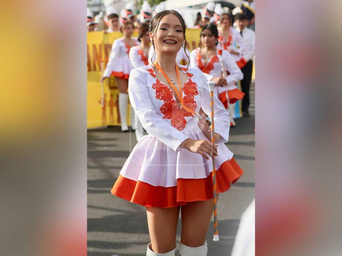 Bellas palillonas, protagonistas de los desfiles en Honduras