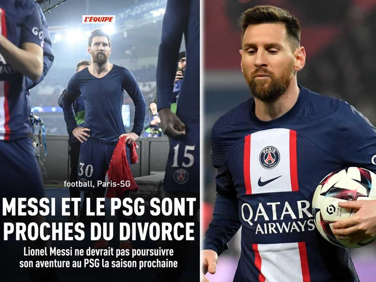 ¡’Bomba’ en París! Messi no seguirá en el PSG, según L’Equipe
