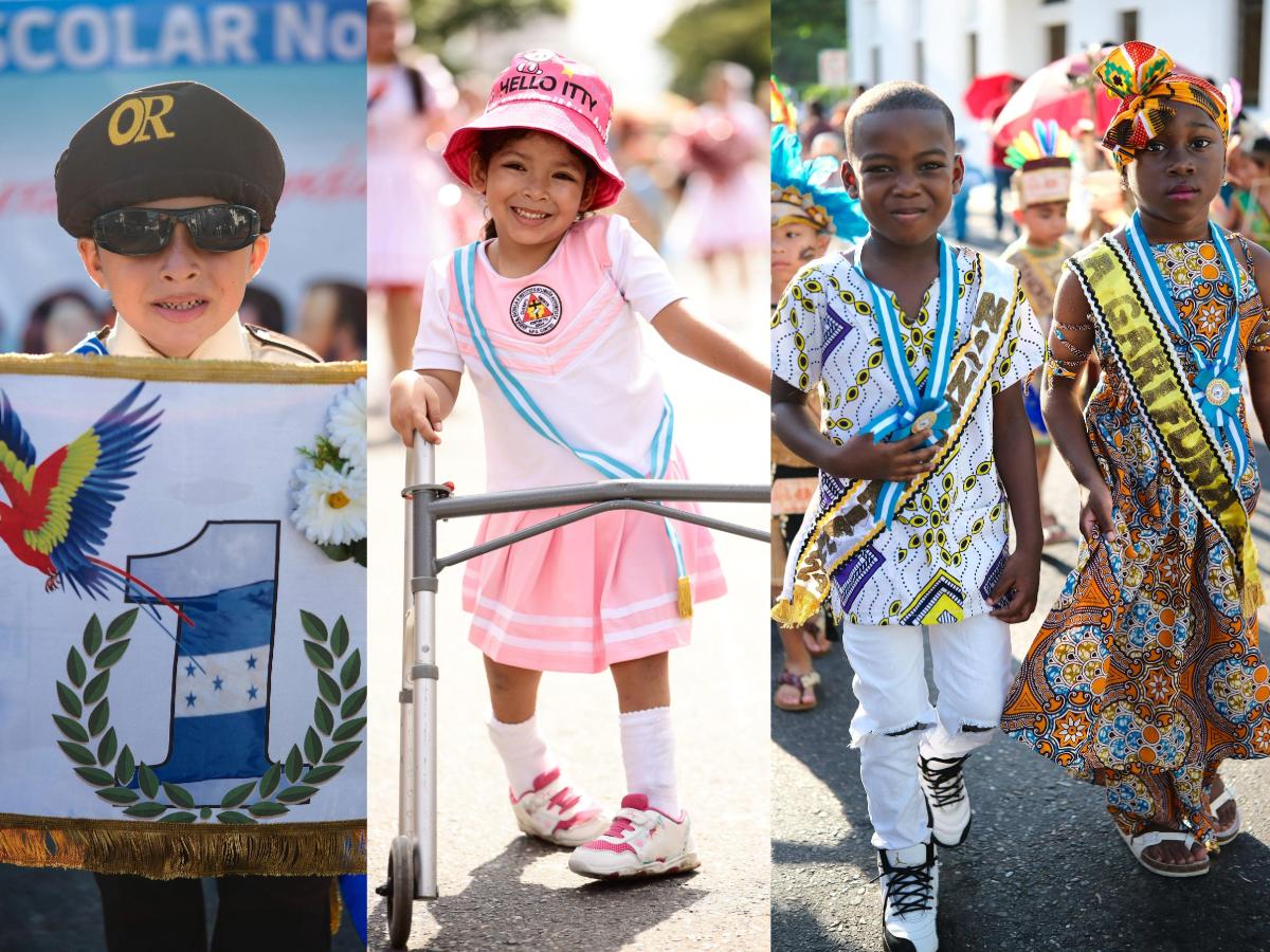 La bella Valentina se robó los corazones y los aplausos en los desfiles de San Pedro Sula