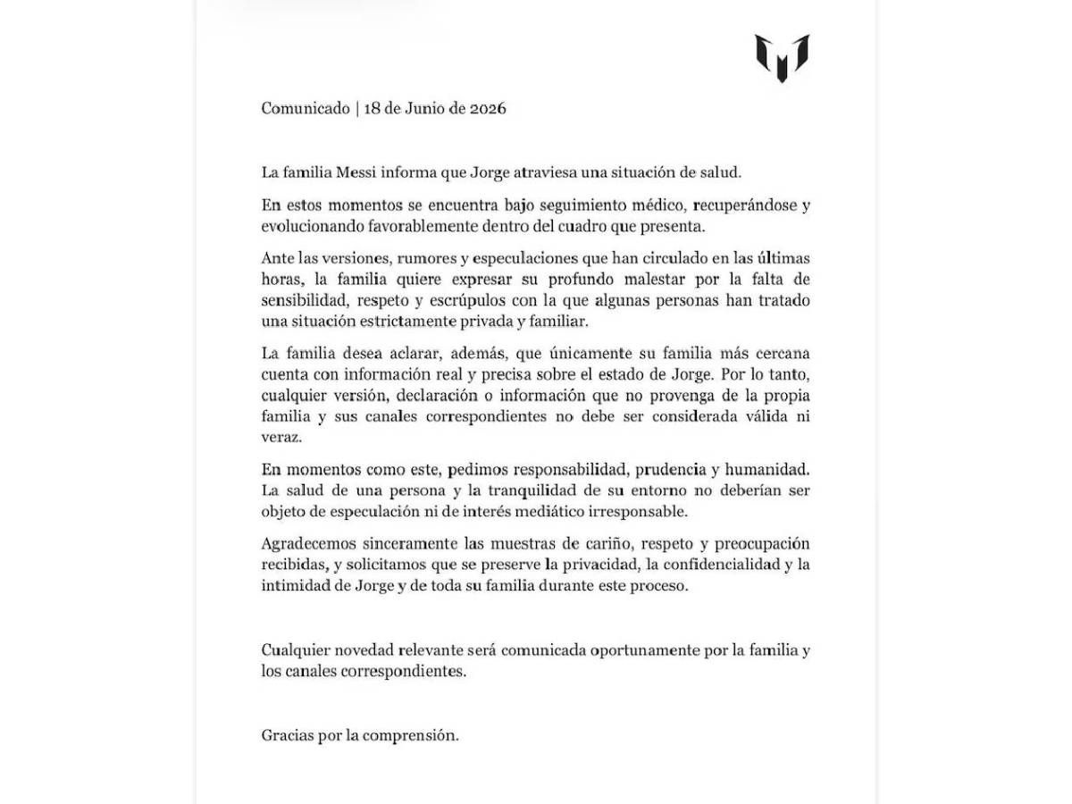 ¿De qué murió el padre de Messi? Esto informan y así la pasó durante el Mundial