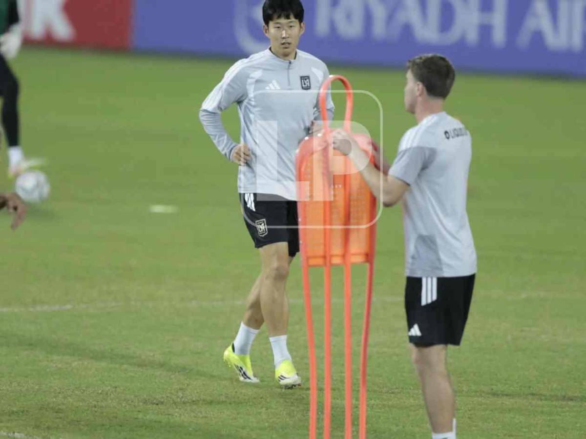 LAFC entrenó: Son Heung-Min y Lloris se divierten en el Morazán; un regreso