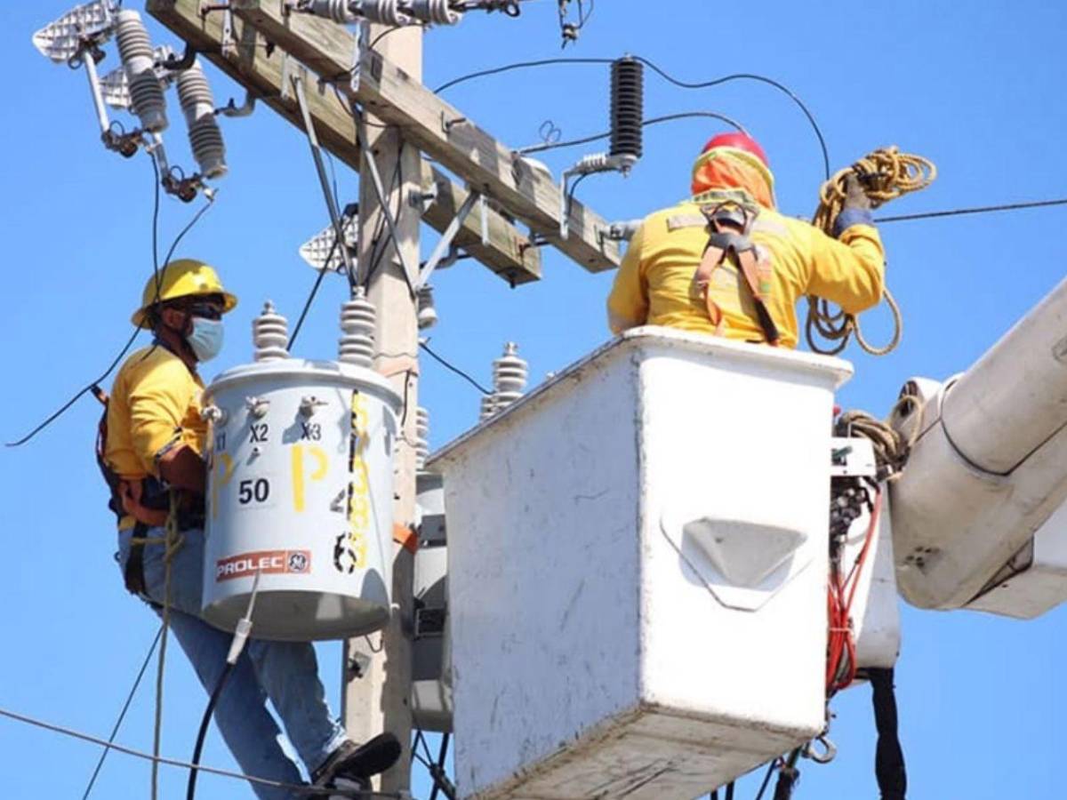 Zonas de Honduras que no tendrán energía eléctrica este martes 10 junio