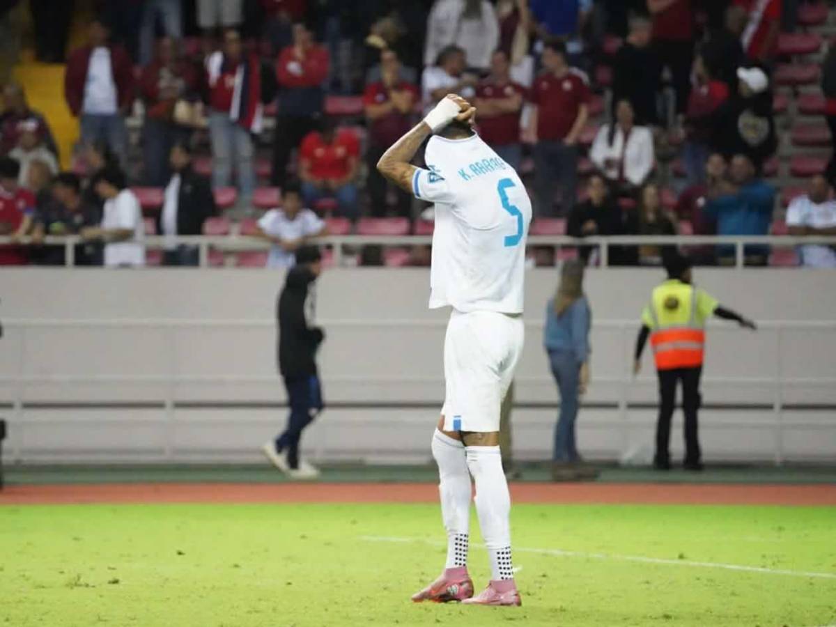 Honduras, afuera del Mundial: decepción, llanto de Rueda y bronca en Costa Rica
