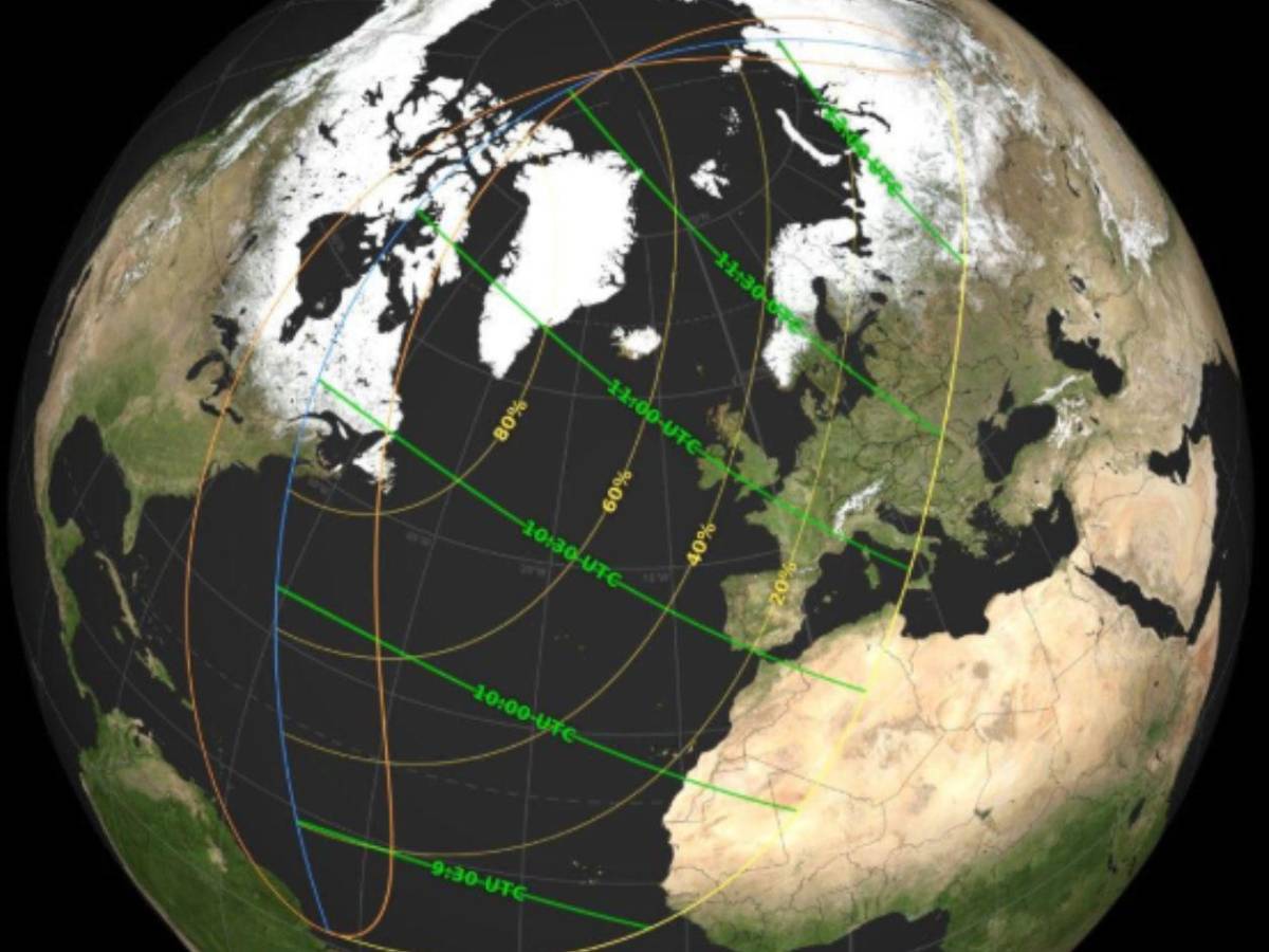 Esto pasará con el eclipse solar parcial del 29 de marzo: ¿países quedarán a oscuras?