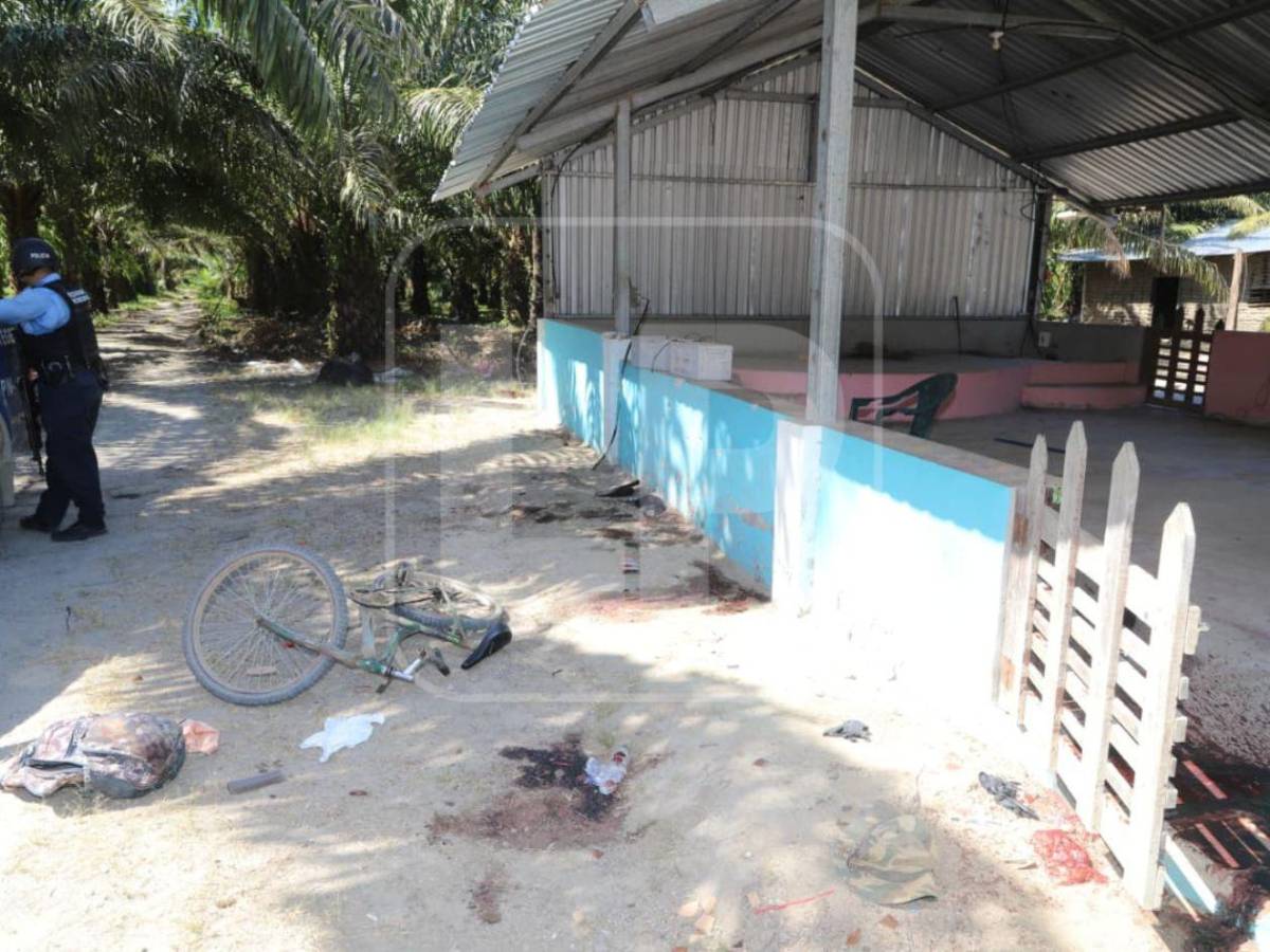 Matanza en la finca Paso Aguán: exclusivas fotos de la escena del crimen