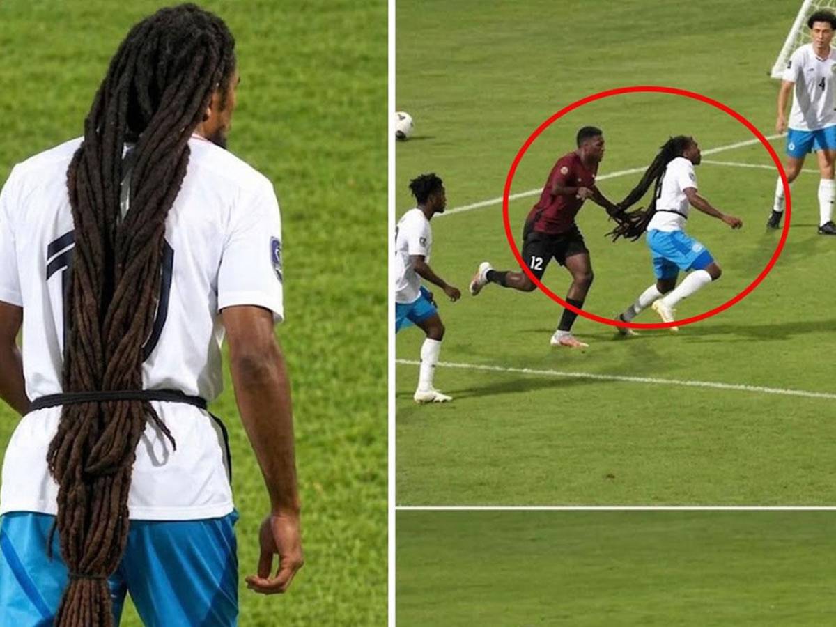 Concacaf: jugador con el pelo más largo causa revuelo y provoca dos insólitas expulsiones
