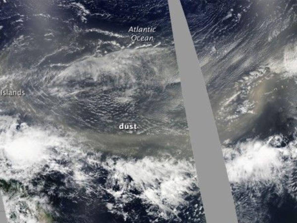 Polvo del Sahara: cómo viaja desde África hasta Honduras y qué efectos provoca