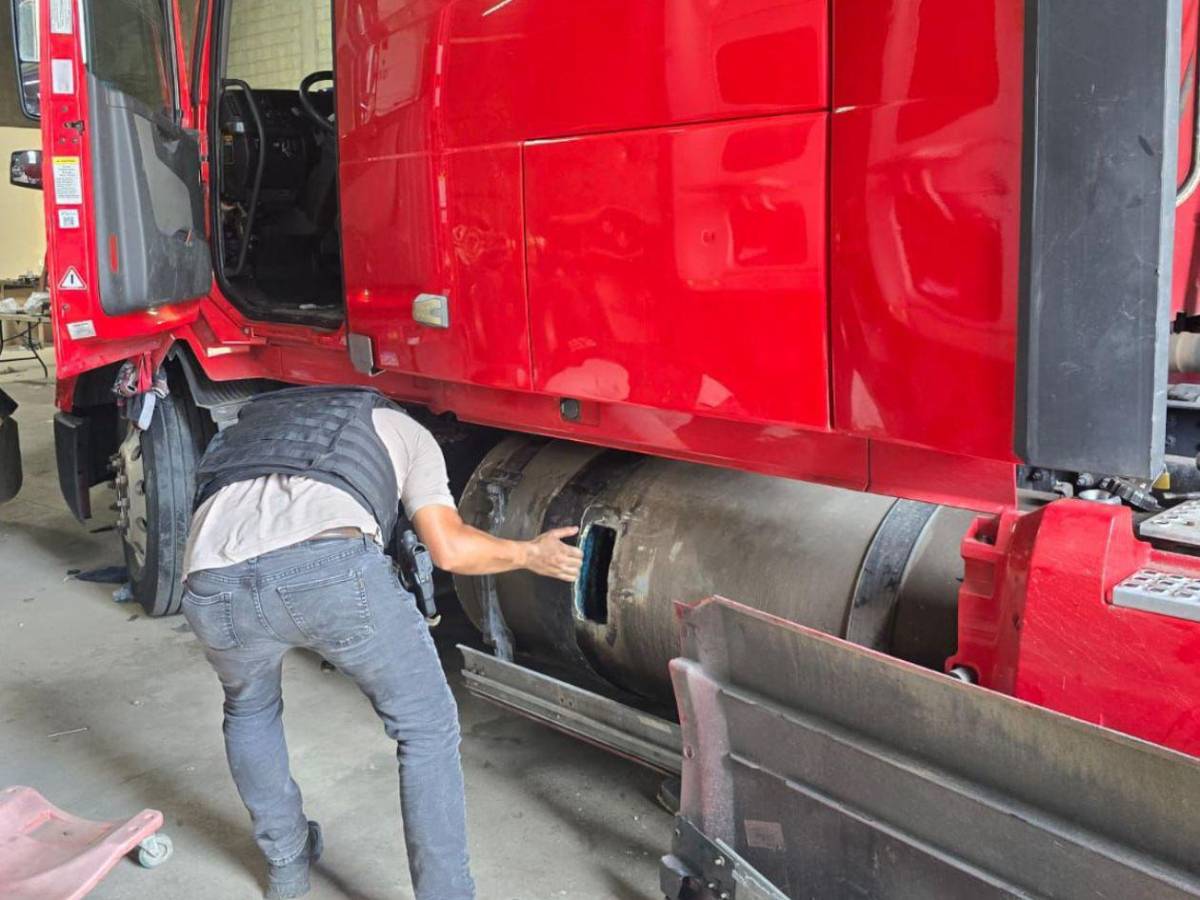 Hallan caletas de droga dentro de tanques de combustible de dos cabezales en SPS